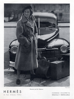 Hermès (Couture) 1948 Coat, Manteau en Poil de Chameau