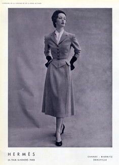 Hermès (Couture) 1952 Fashion Photography