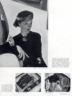 Cartier (Jewels) 1937 Brooch Earrings Suzy Hat