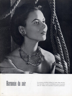 Cartier 1948 Necklace, Earring Gold