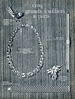 Cartier (Jewels) 1962 Chaumet, Boucheron, Van Cleef & Arpels, Mauboussin