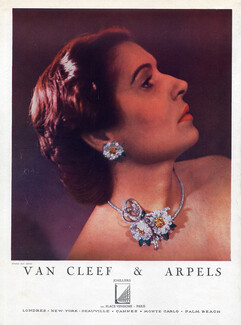 Van Cleef & Arpels (Jewels) 1949 Flowers Necklace, Earrings