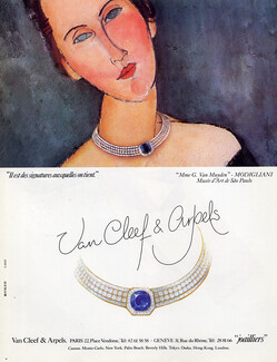 Van Cleef & Arpels (Necklace) 1987 Modigliani Mrs G. Van Muyden