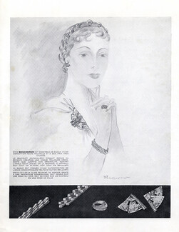 Boucheron 1937 Diadem, Clips, Bracelet Crémaillère, karsavina