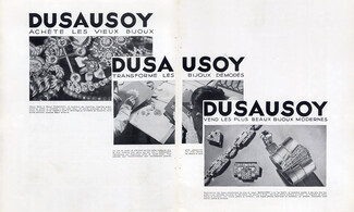 Dusausoy (Jewels) 1937 Art Deco, Workshop