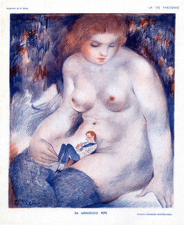 E. Klem 1934 Nude, Sa Minuscule Pepe, Charles Baudelaire