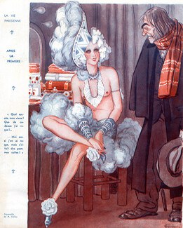 Armand Vallée 1934 Chorus Girl, Music Hall, Cabaret