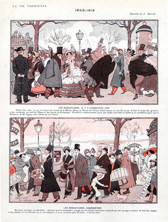 Léonce Burret 1913 Café chantant, Music hall, Boulevards à Paris