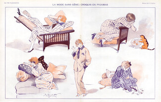 René Préjelan 1913 Pajamas