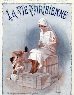 Louis Vallet 1915 Nurse, World War I
