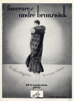 André Brunswick (Fur clothing) 1926 Fur Coat