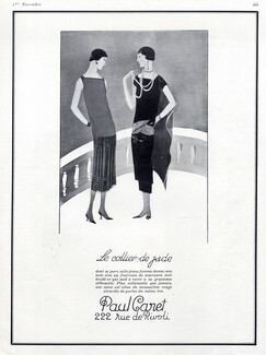 Paul Caret 1924 Evening Gown