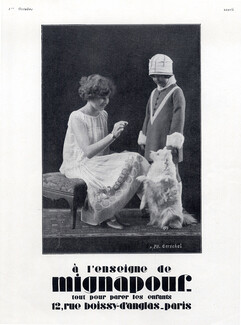 Mignapouf (Department store) 1926 Children's fashion, Photo Gerschel