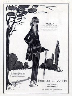 Philippe et Gaston 1923 Fashion Illustration
