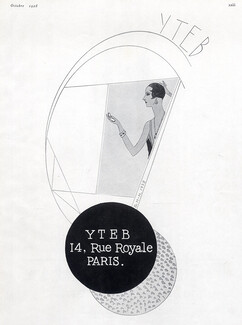 Yteb 1928 Art Deco Style, 14 rue Royale, Paris