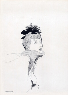 Guillaume (Hairstyle) 1954 René Gruau