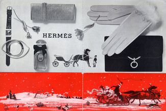 Hermès 1962 Pierre Pages, Handbag, Calèche Perfume, Gloves, Watche