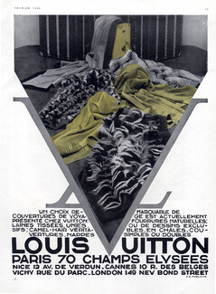 Louis Vuitton 1930 Fur Blanket