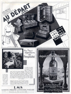 Au Départ (Luggage) 1929 Handbag, Picnic Suitcase, Campbell