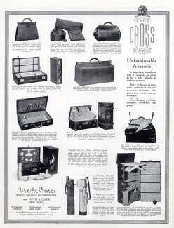 Mark Cross (Luggage) 1916 Golf Bag, Suit Case...