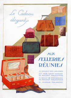 Selleries Réunies (Luggage) 1926 Handbags, Toiletrie Bag