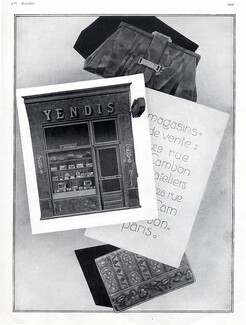 Yendis (Handbags) 1926 Address 29 rue Cambon, Paris, Shop, Store