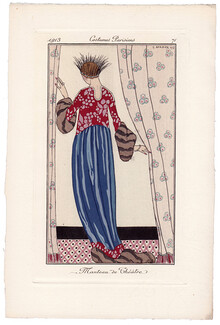 George Barbier 1913 Journal des Dames et des Modes Costumes Parisiens N°71