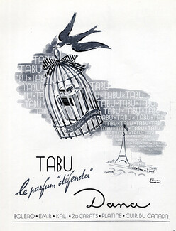 Dana (Perfumes) 1948 Tabu, Facon Marrec