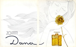 Dana (Perfumes) 1960 Eugène Karlin, 20 Carats