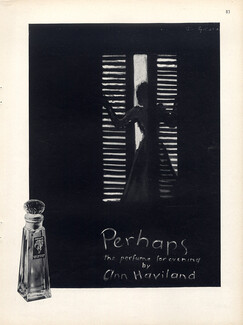 Ann Haviland (Perfumes) 1945 "Perhaps" An. Girard