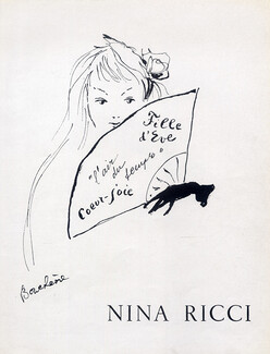 Nina Ricci (Perfumes) 1951 Dimitri Bouchene, Coeur-joie, L'air du Temps, Fille d'Eve