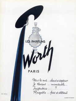Worth (Perfumes) 1950 Sibia
