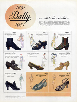 Bally (Shoes) 1951 Un Siècle de Création 1851-1951