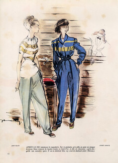 Anny Blatt 1947 André Ledoux, Sport Fashion