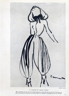 Marcel Rochas 1947 Pantalon, Le Spahiski, Sport Fashion, Jean-Baptiste Caumont