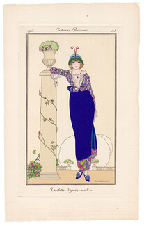 Brunelleschi 1913 Journal des Dames et des Modes Costumes Parisiens N°103