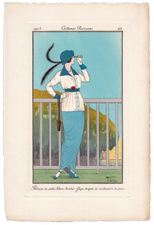 Armand Vallée 1913 Journal des Dames et des Modes Costumes Parisiens N°64
