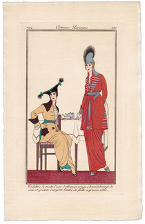 Armand Vallée 1914 Journal des Dames et des Modes Costumes Parisiens N°135