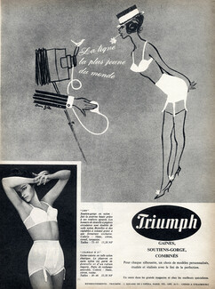 Triumph (Lingerie) 1960 Dane Gibbs, Girdle, Bra
