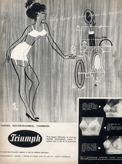 Triumph (Lingerie) 1960 Dane Gibbs, Girdle Bra
