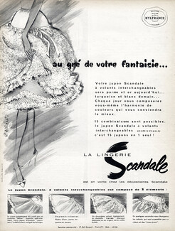 Scandale (Lingerie) 1960 Underskirt, L. Allignet