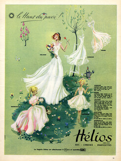 Hélios (Lingerie) 1957 Nightdress