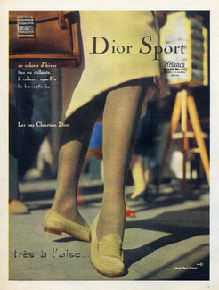 Dior Sport (Hosiery) 1959 Stockings Tights, Photo Genest