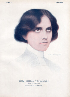 Gustave Brisgand 1911 Hélène Miropolsky, Female Lawyer, Portrait