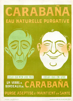 Carabana (Water) 1909 Caricature, Pharmaceutical