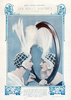Les Dolly Sisters 1924 Jenny Dolly & Sister Rosie, Music Hall, Dancer