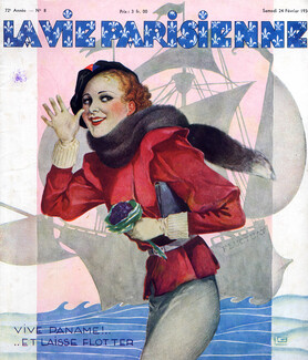 Georges Léonnec 1934 Elegant Parisienne