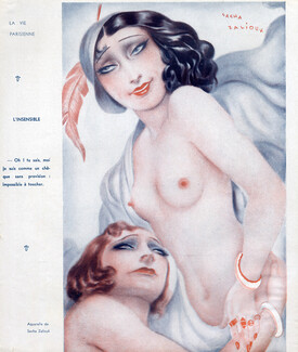 Sacha (Alexander Davidovich) Zaliouk 1934 L'insensible, Topless, Erotic