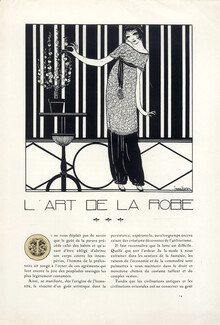 L'Art de la Robe, 1911 - Georges Lepape Paul Poiret, Text by Paul Cornu, 18 pages