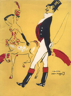 Maurice Van Moppès 1953 Amar Circus, Clown